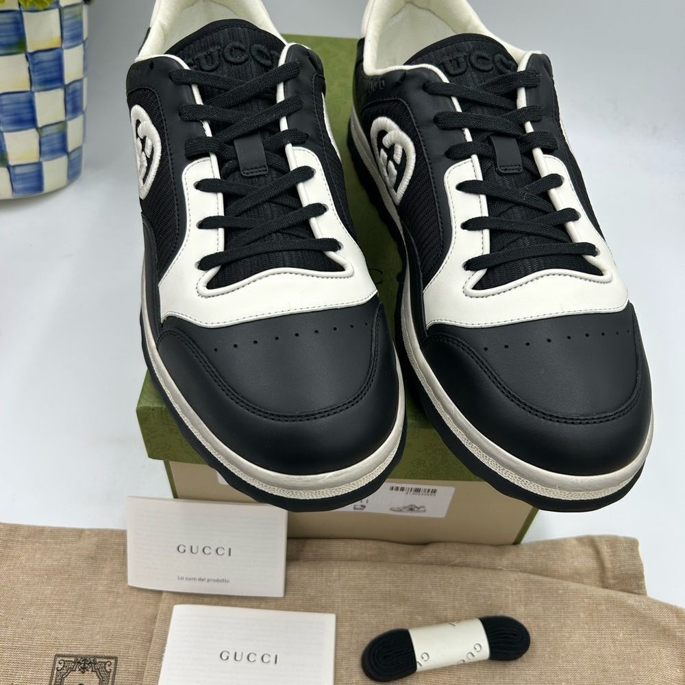 Men's Gucci Mac 80 low top sneakers size 11 made in Italy - Picture 4 of 13